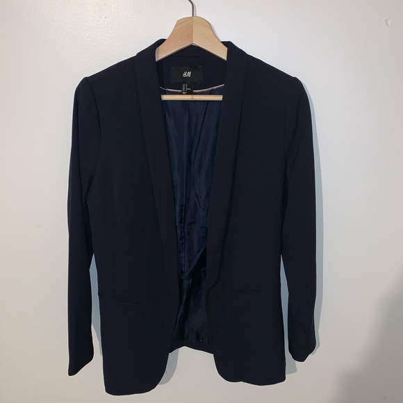H&M Dark Blue Blazer - Picture 2 of 5